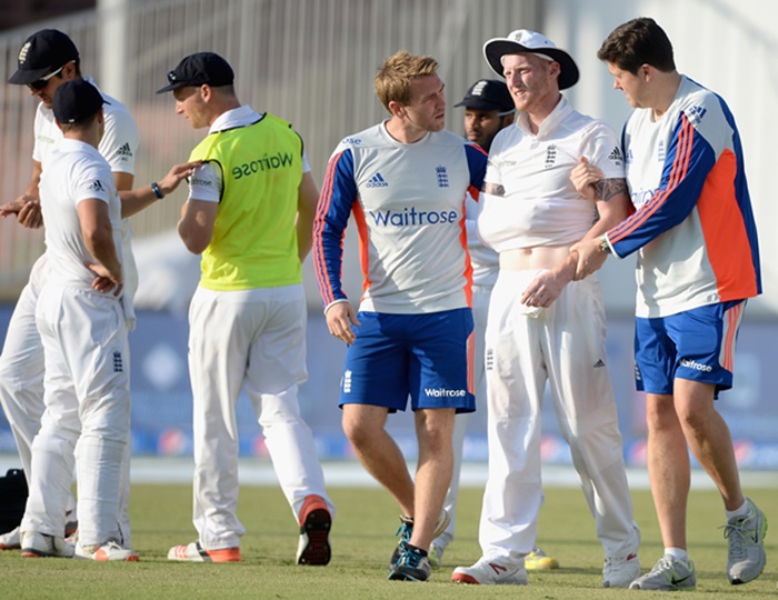 “I think he’s sore in the changing room at the minute- I don’t think there’s any hiding that' said Stuart Broad after Ben Stokes left the field