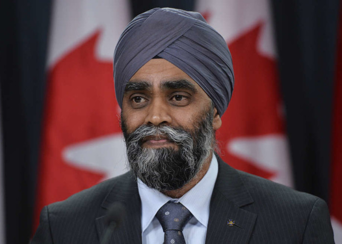 Defence Minister Harjit Sajjan during a press conference in Ottawa on Tuesday Nov. 24 2015. iPolitics  Matthew Usherwood