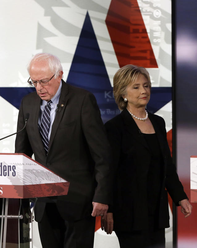 AP FACT CHECK: Sanders on wage inequality; Clinton on donors