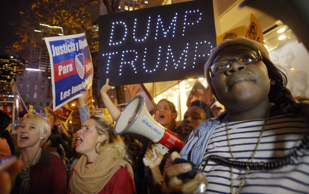 Trump SNL Protest