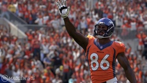 Denver Broncos tight end Vernon Davis in Madden NFL 16