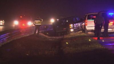 High-speed chase ends in crash