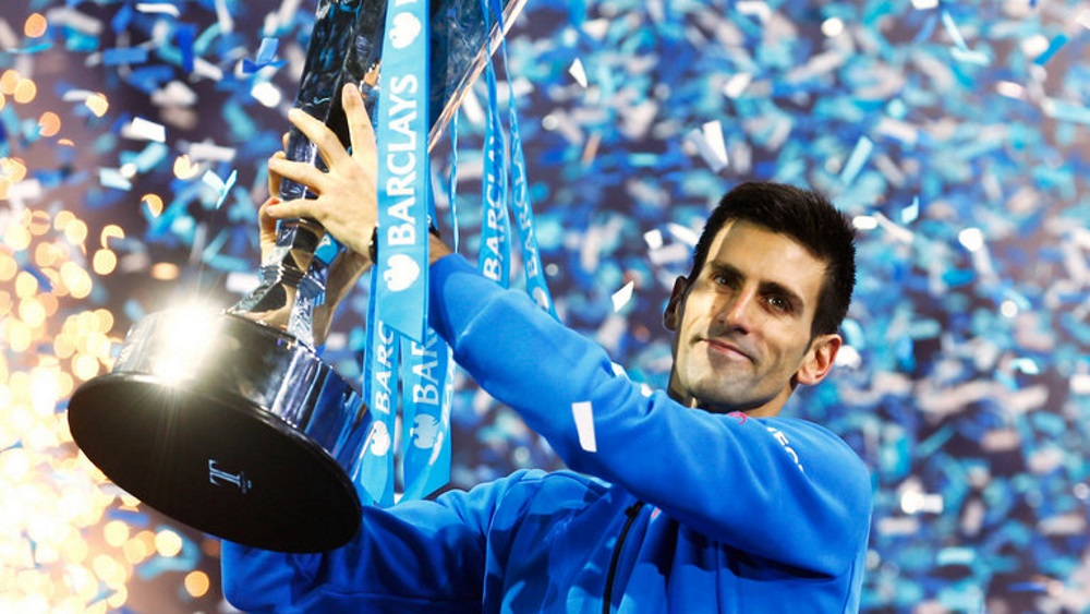 Novak Djokovic beats Roger Federer to win fourth consecutive ATP World Tour