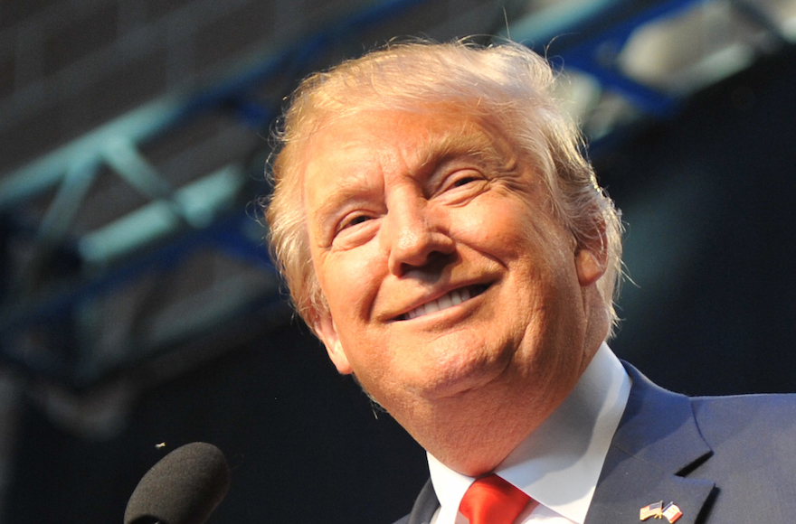 Republican presidential candidate Donald Trump speaking at the Iowa Faith & Freedom Coalition 15th Annual Family Banquet and Presidential Forum held at the Iowa State fairgrounds in Des Moines Iowa Sept. 19 2015