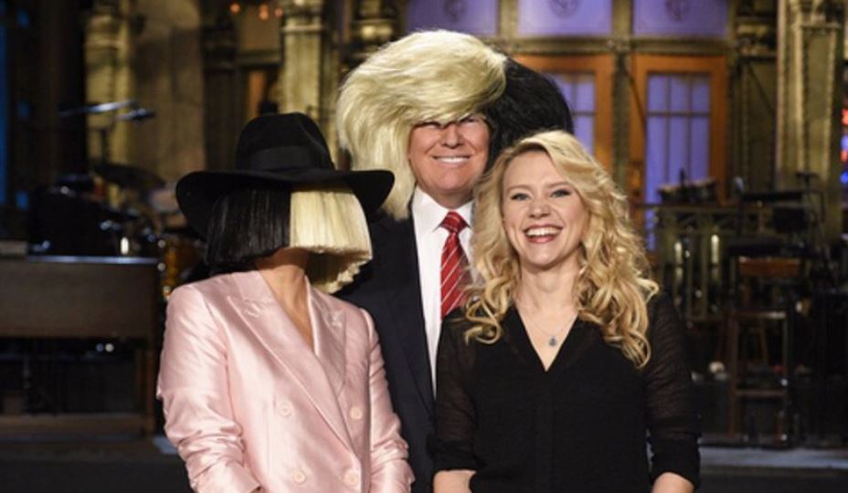 Donald Trump with Sia Kate Isobelle Furler sometimes referred to just as Sia. In