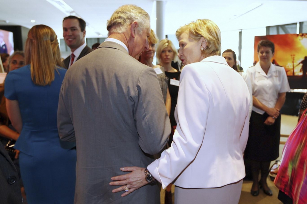 Charles meets Australia's republican PM Malcolm Turnbull