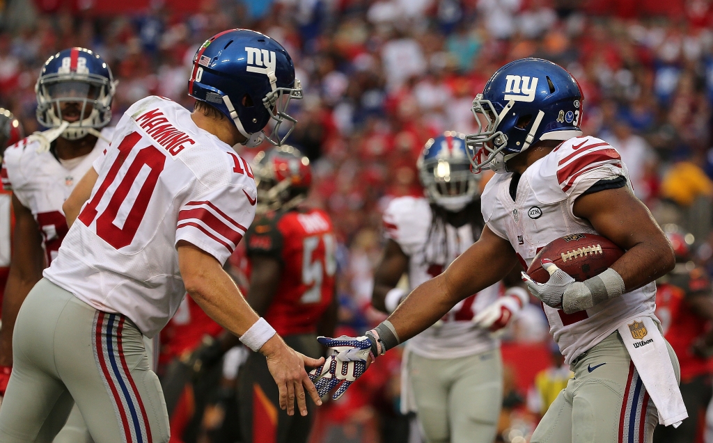 Eli Manning leads Giants to 32-18 win over Bucs