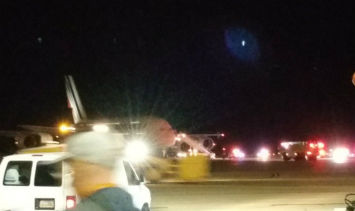 BREAKING: Plane makes emergency landing after bomb threat on board