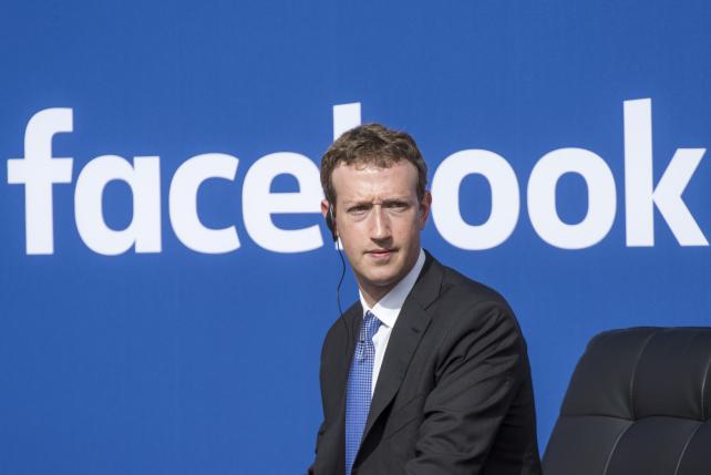 Facebook CEO Mark Zuckerberg during a town hall-style meeting with Narendra Modi India's prime minister at Facebook headquarters in September