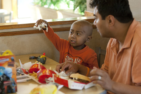 Fast food chains attract children with Special Kids Menu and Free Toys