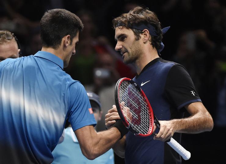 Djokovic and Federer