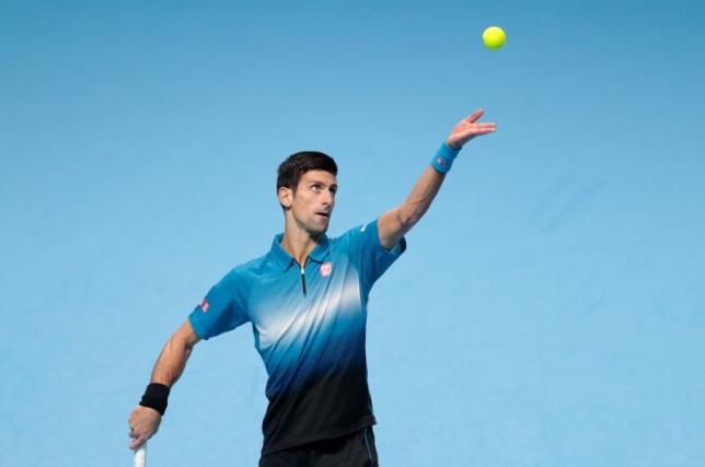 Tennis- Barclays ATP World Tour Finals- O2 Arena London- 19/11/15 Men's Singles- Serbia's Novak Djokovic during his match against Czech Republic's Tomas Berdych Reuters  Suzanne Plunkett