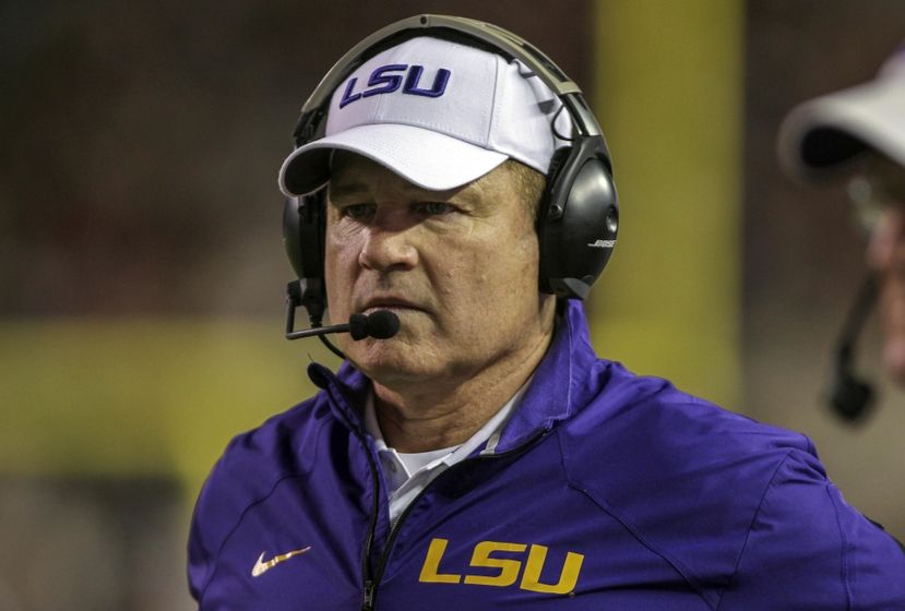 Les Miles will not