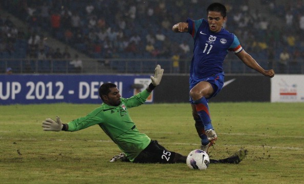 File Pic. Sunil Chhetri is India’s all time highest goalscorer