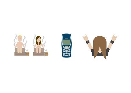 US-FINLAND-EMOJIS:Fancy a sauna? Or a headbang? Finland launches national emojis