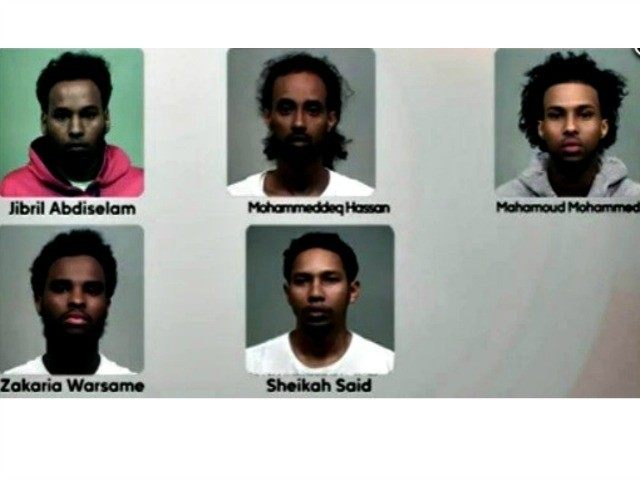 Five men from Somalia arrested on charges of forgery credit card fraud drugs in Ohio