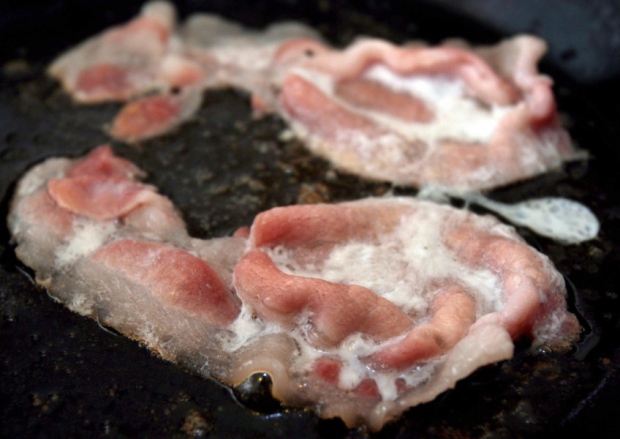 Bacon best smelt cooking. Pic Anthony Devlin  PA Wire