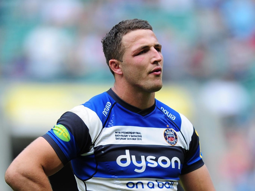 Former Bath and England centre Sam Burgess Getty Images