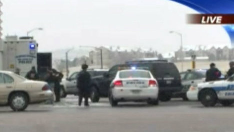 Credit KKTV               POLICE 3 officers hurt in Colorado Springs active shooter situation