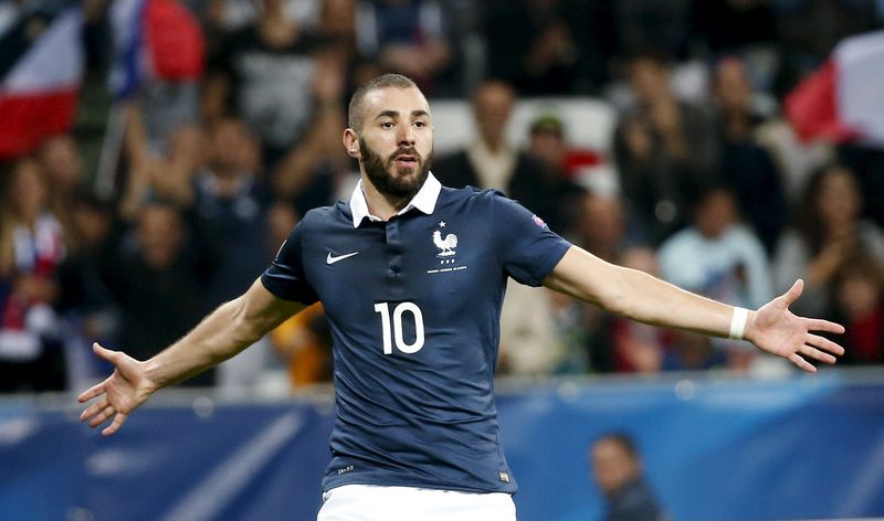 France's Karim Benzema has been detained in connection with blackmail over a sextape involving Mathieu Valbuena. – Reuters pic