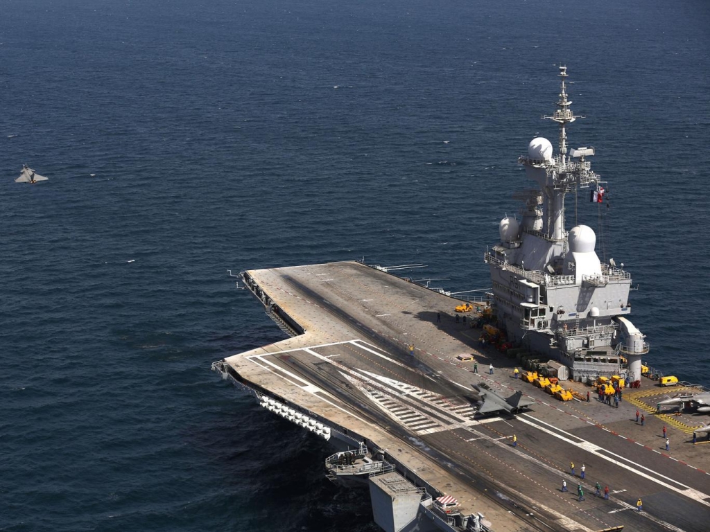 France to deploy largest warship in mission against IS