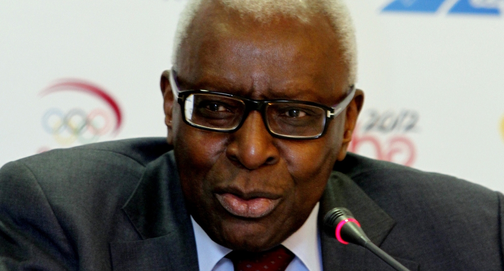 Lamine Diack Doha 2012