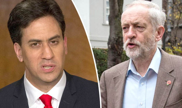 Ed Miliband and Jeremy Corbyn