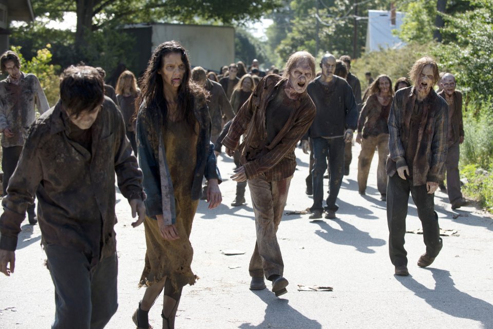 Gene Page  AMCZombies in the sixth season of'The Walking Dead