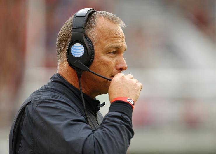 Georgia fired longtime head coach Mark Richt on Sunday.                    Getty