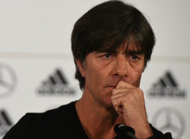 AFP  Patrik StollarzGermany's head coach Joachim Loew addresses a press conference on the eve of the friendly football match against the Netherlands in Barsinghausen Germany