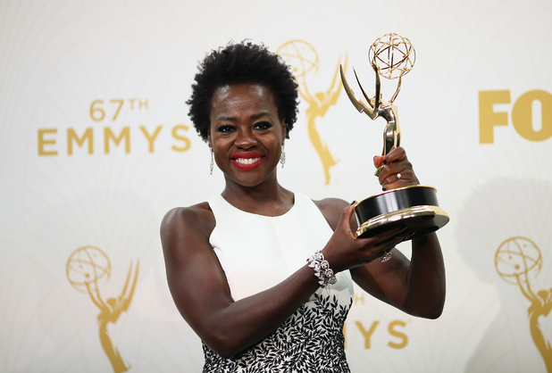 Viola Davis at the 2015 Primetime Emmys