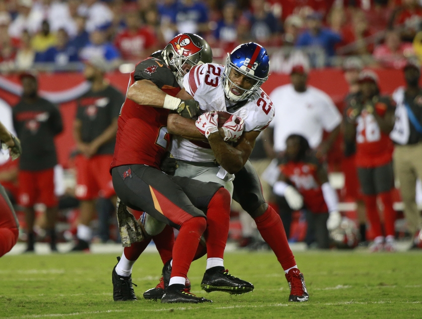 Manning throws for 2 TDs, Giants hold off Buccaneers