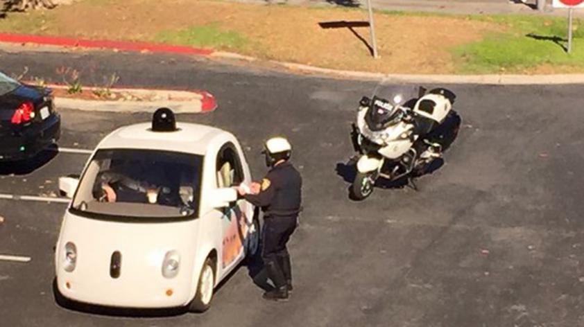 Google Self-Driving Car gets Pulled over by Police – Because it was Driving