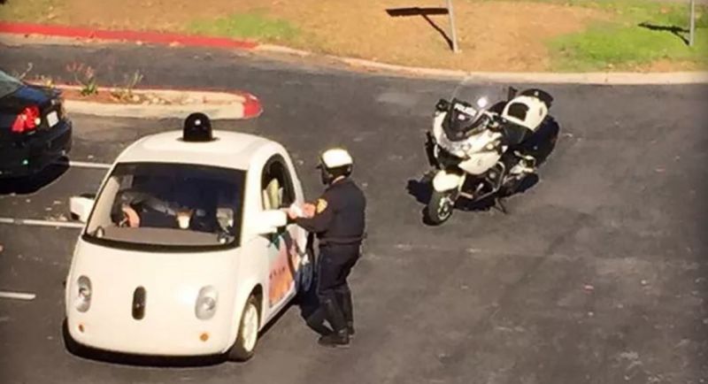 Google self-driving car stopped by cop for going too slow