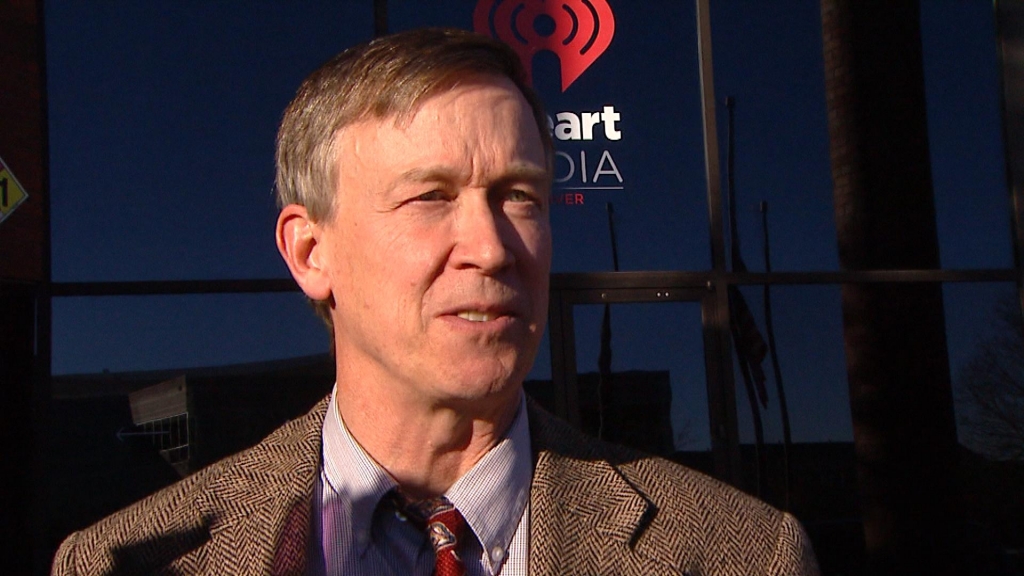 Gov. John Hickenlooper on Tuesday