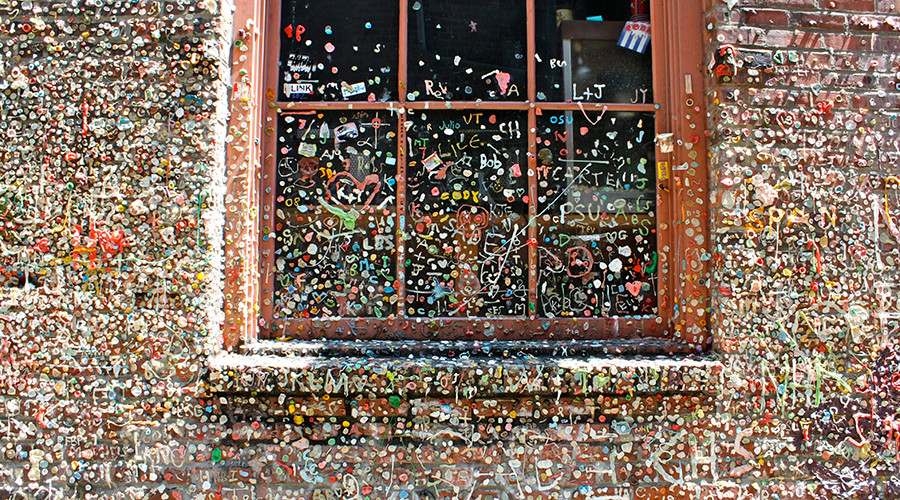 Gum Wall Pike Place Market Seattle