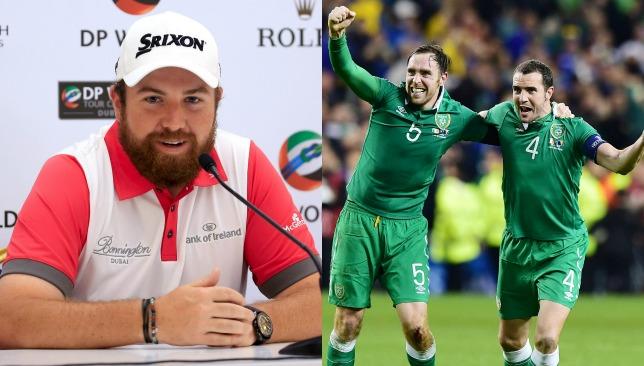 Shane Lowry has been spurred on by the Republic of Ireland's success