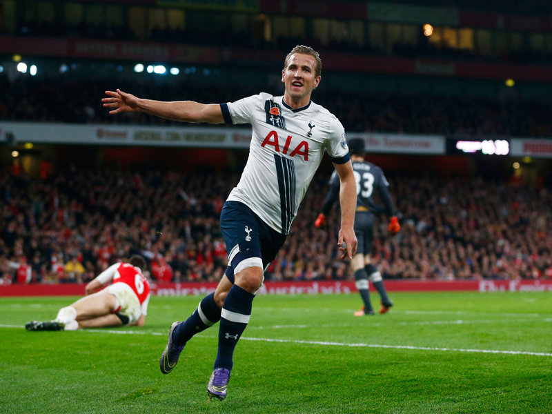 Harry Kane celebrates