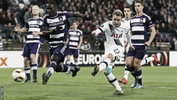 Tottenham vs R.S.C Anderlecht Group J Preview Spurs look to bounce back from disappointing defeat in Brussels