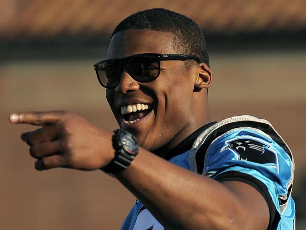 He's no Drew Brees but I've got to admit Cam Newton is pretty good