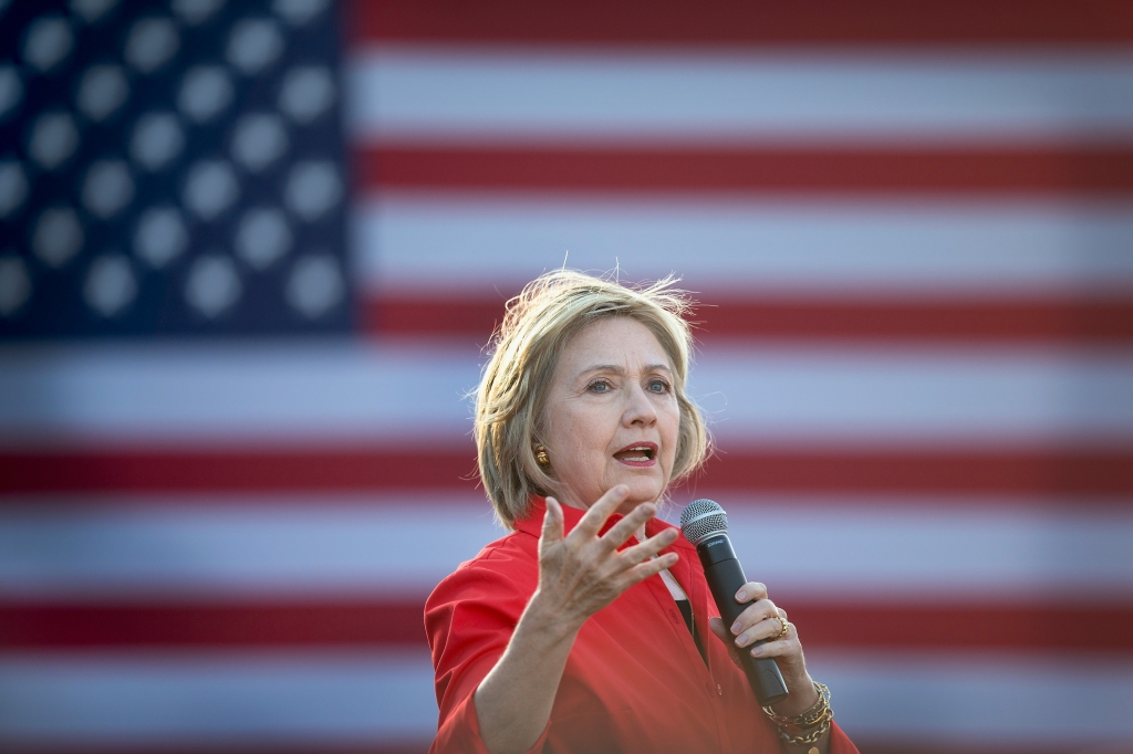 Hillary Clinton speaks at a campaign event on Nov. 3 2015 in Coralville Iowa