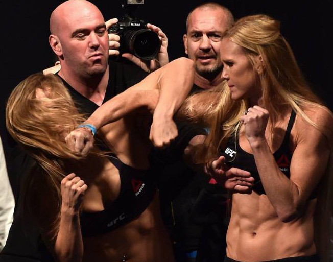 Rousey to Holm: “I'm Going to Show You on Sunday Why I'm the Champion.”