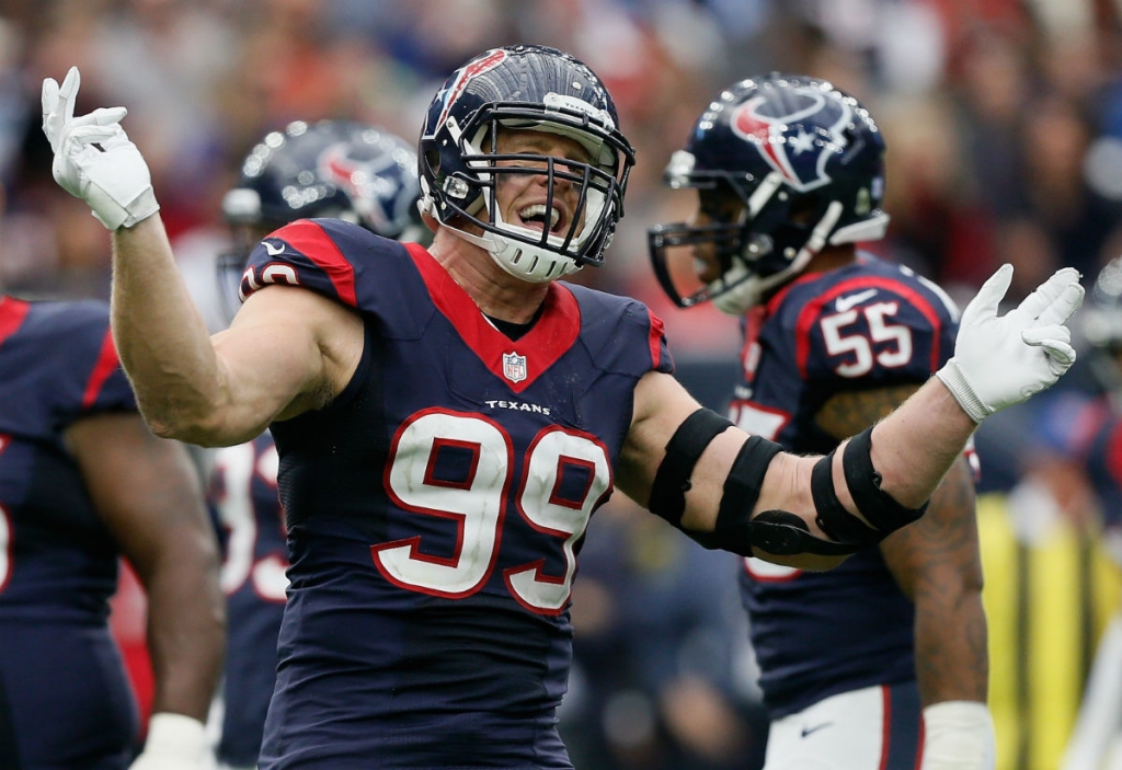 Houston Texans defensive end J.J. Watt