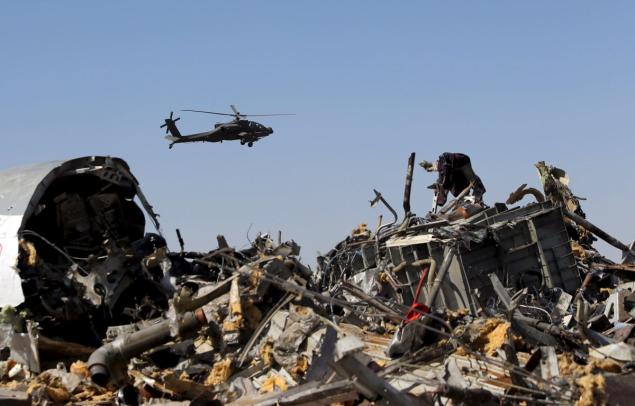 The Airbus A321 crashed 23 minutes after taking off from the Sharm al Sheikh tourist resort eight days ago killing all 224 passengers and crew. Islamic State militants claimed they brought it down