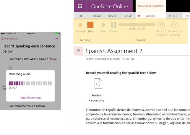 OneNote gets embedded videos on Windows, Force Touch on iOS, and a floating