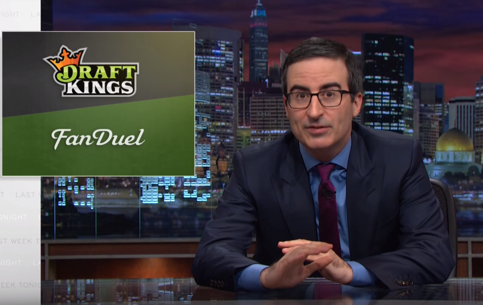 John Oliver Fan Duel DraftKings Video