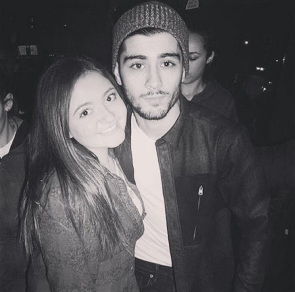 Instagram zayn Zayn Malik poses with a fan