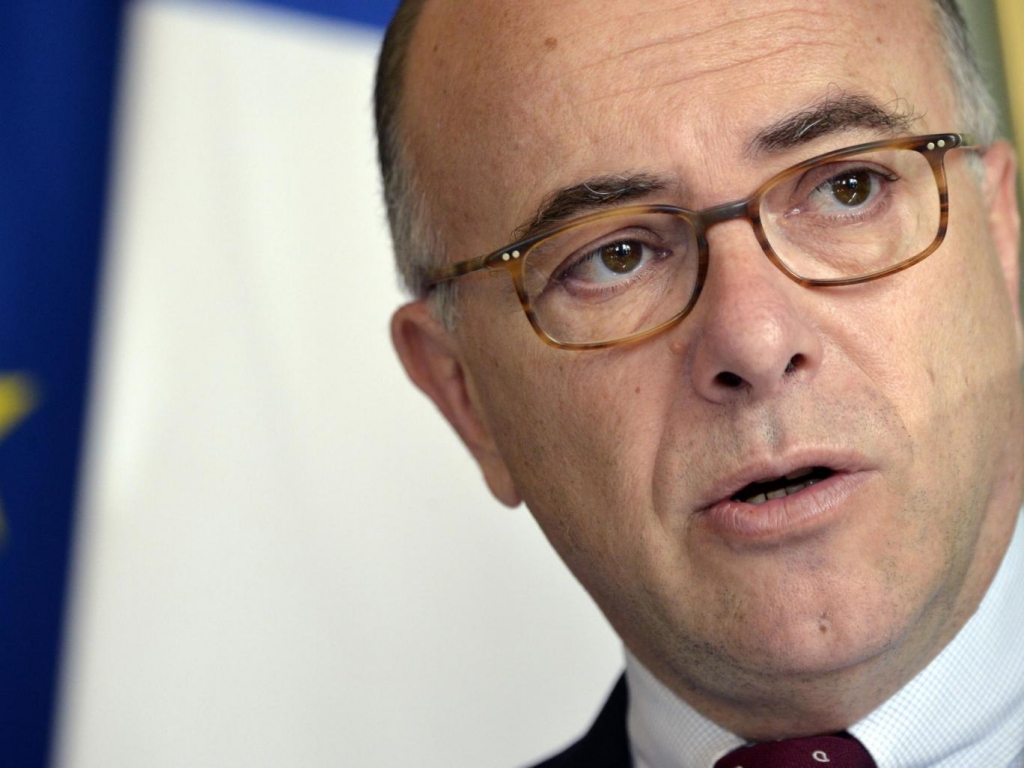 Interior minister Bernard Cazeneuve