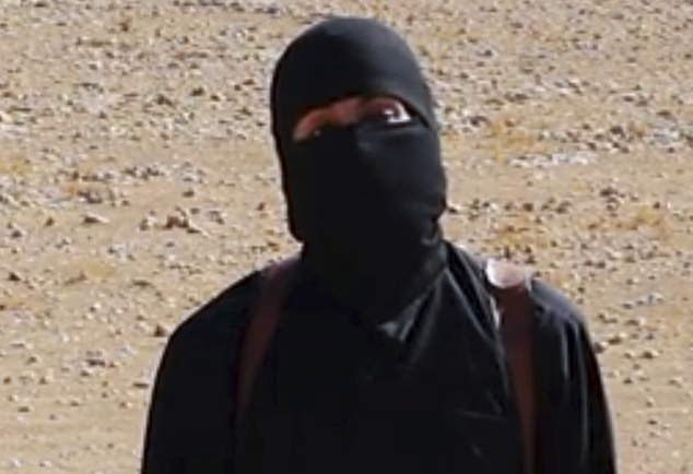 FILE- This still image from undated video released by Islamic State militants on Oct. 3 2014 purports to show the militant known as Jihadi John. A U.S.