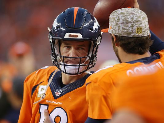 Peyton Manning Broncos QB out Sunday vs. Bears